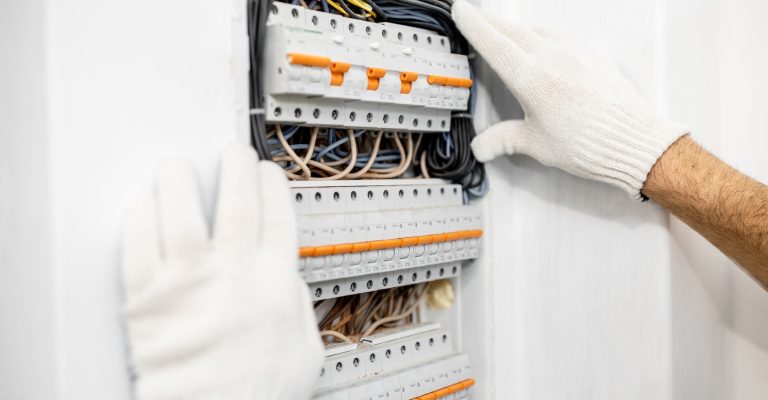 Installing or repairing electrical panel